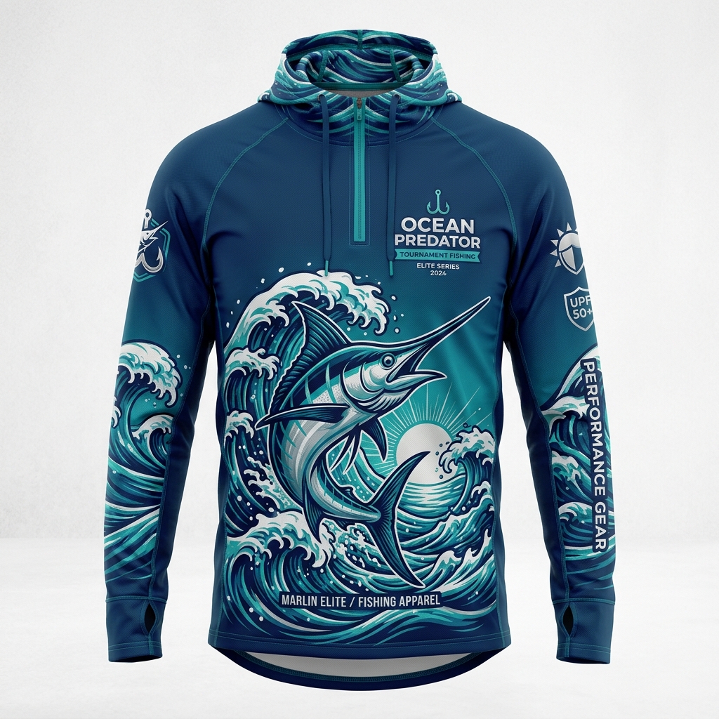 Jersey Mancing Mania Hoodie Anti-UV