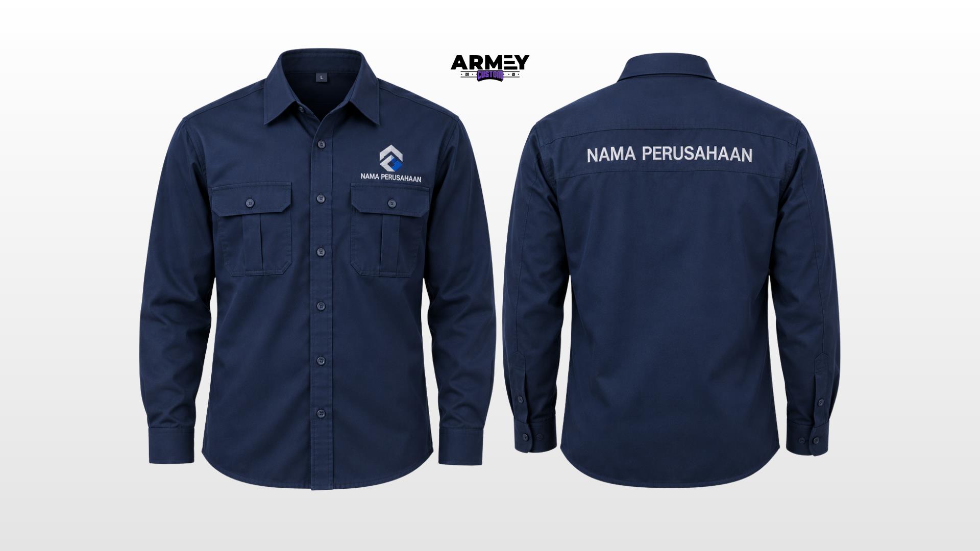 Kemeja PDH / PDL Lengan Panjang