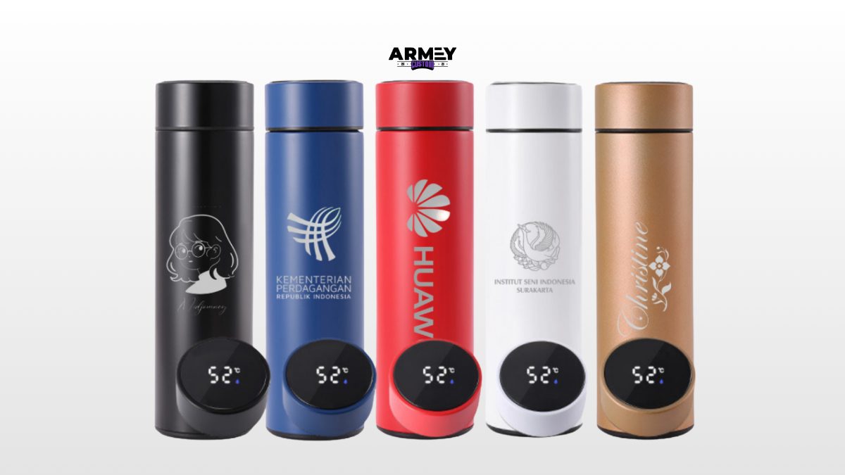 Tumbler LED Touchscreen Indikator Suhu