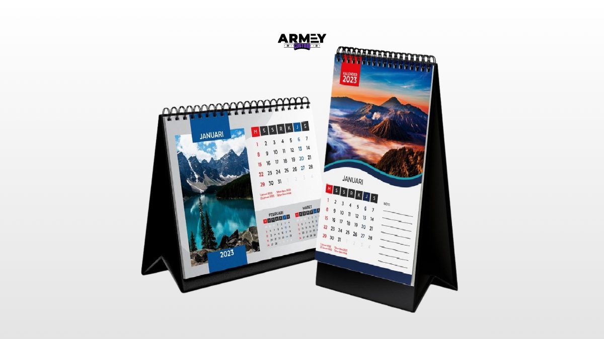Kalender Meja Duduk Hardboard Eksklusif