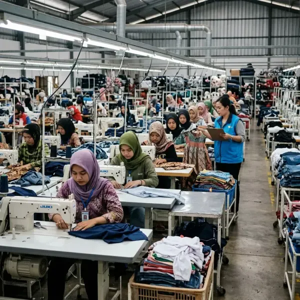 Proses Sewing Jahit Garmen ARMEY CUSTOM